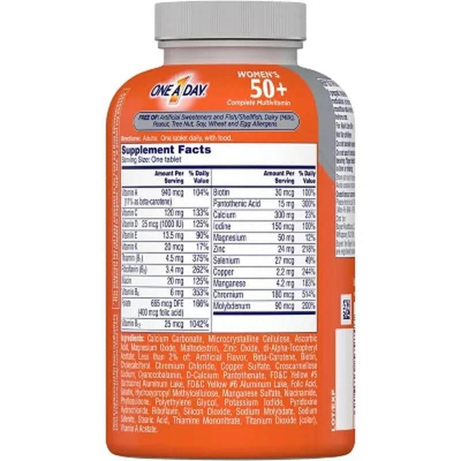 One a Day Women's 50+ Multivitamin, 300 Ct O543287