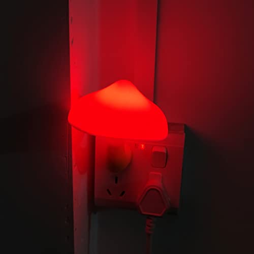 AUSAYE 5Pack Sensor LED Night Light Plug in Mushroom Lamp for Bedroom G797882