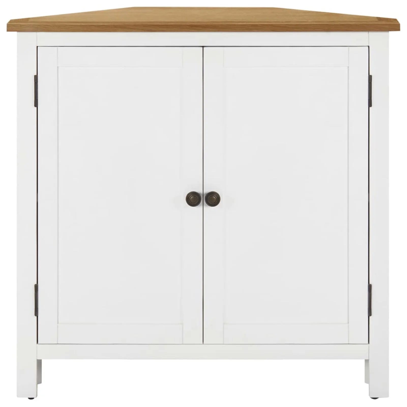 Corner Cabinet Solid Oak Wood X778