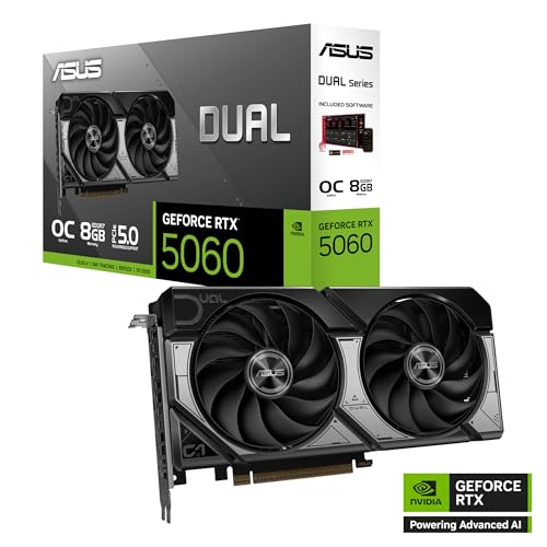 ASUS Prime GeForce RTX 5060 8GB GDDR7 OC Edition Graphics Card Z633747