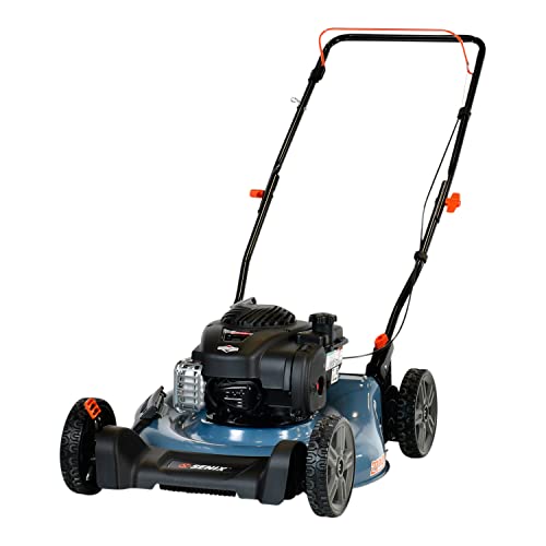 SENIX LSPG-M7 21-Inch Gas Push Lawn Mower with Briggs & Stratton Engine G2743