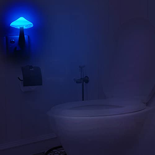 AUSAYE 5Pack Sensor LED Night Light Plug in Mushroom Lamp for Bedroom G797882