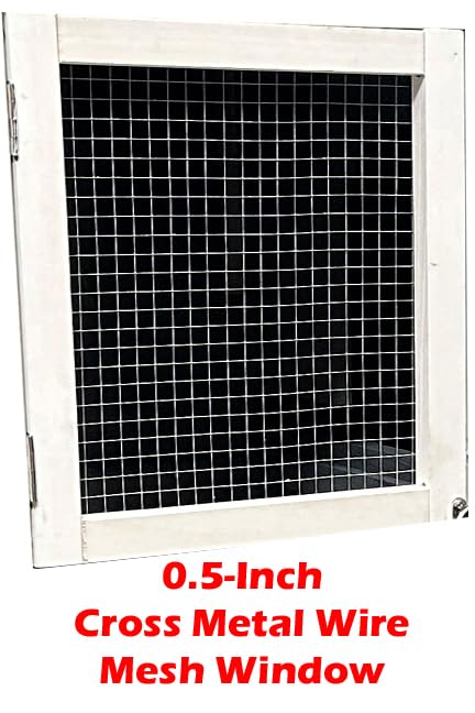 Extra Large Two Story Outdoor Rabbit Hutch Chicken Coop with Wheels and Pull Out Tray N75520