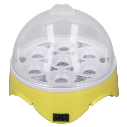 Mini Egg Incubator 7 Eggs with Temperature Control, Poultry Hatcher Machine E67862