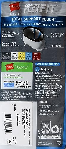 Hanes Mens Tagless Boxer Briefs with Total Support Pouch X75019