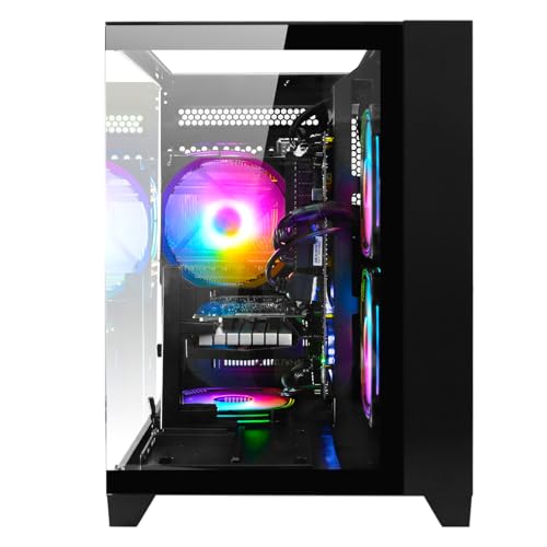 LXZ Gaming PC Desktop Ryzen 5 5500 RTX 3050 16GB 1TB SSD White Q680