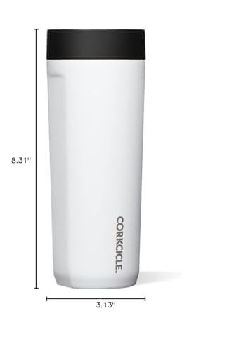 Corkcicle Commuter Cup Travel Mug Insulated Coffee Mug with Lid 17 oz Dragonfly J36810