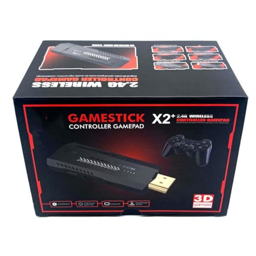 M10 X2 Plus 4K Retro Game Stick with Dual Wireless Controllers T30822