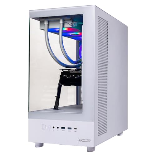 Skytech Gaming Azure 3 Desktop PC, Ryzen 7 9700X, RTX 5060, 32GB DDR5, 1TB SSD, Win 11 C168