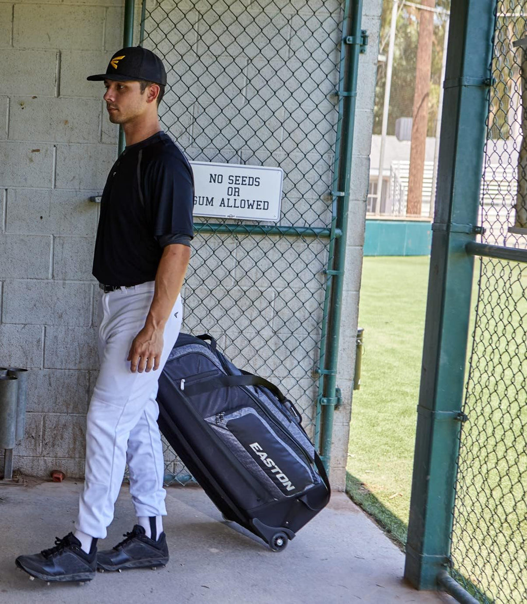 Easton TANK PRO Wheeled Equipment Bag for Baseball Softball Black P9480