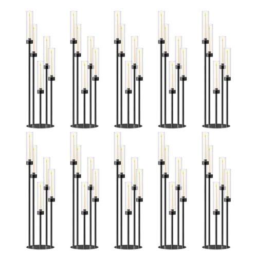 Black Candelabra Centerpieces for Wedding Table Decor 35in E5601