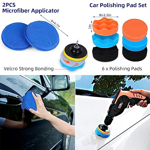 Car Detailing Kit 25PCS Interior Cleaning Set with Drill Brush and Washing Mitt M914