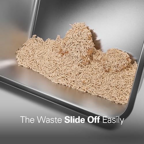 Stainless Steel Litter Box for Cat or Rabbit, Easy to Clean Z810