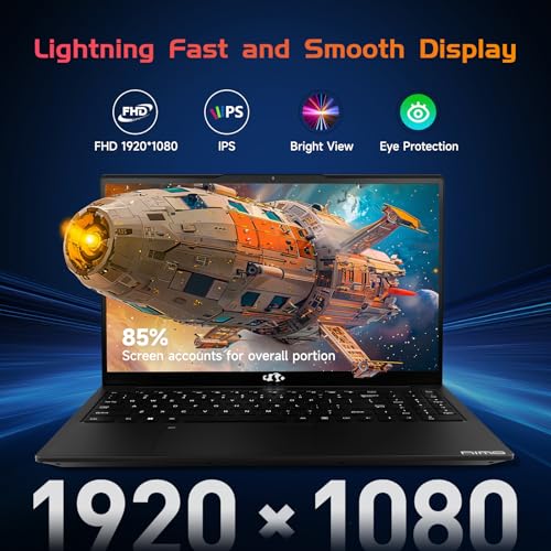 NIMO 15.6 IPS FHD Laptop, 16GB RAM 1TB SSD, Intel Pentium N100, Backlit Keyboard, Win 11 E701