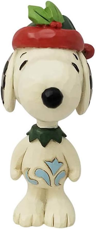 Enesco Jim Shore Peanuts Snoopy Elf Miniature Figurine I5491