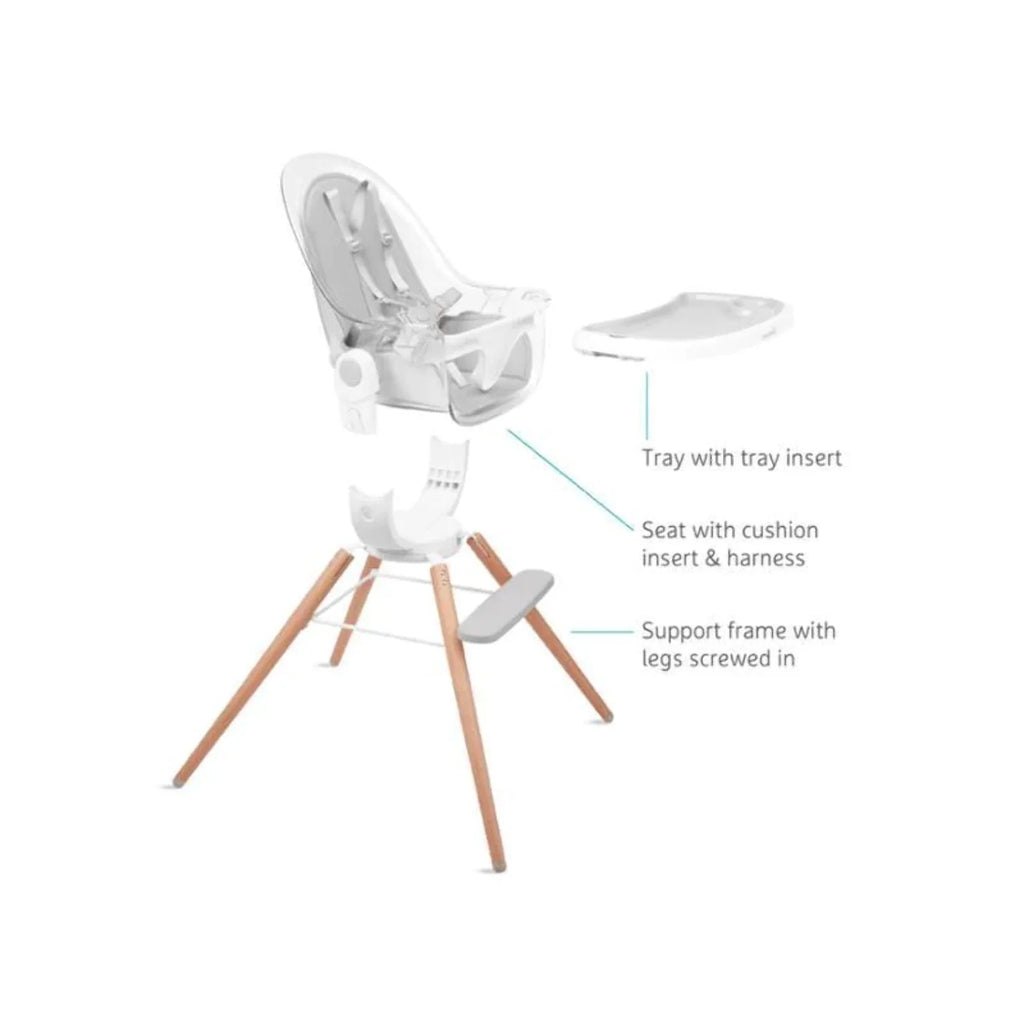 Munchkin® 360° Cloud™ Baby and Toddler High Chair, White K579906