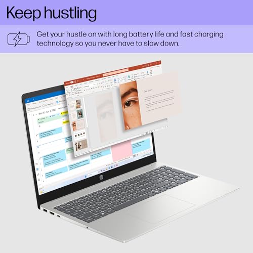 HP 15.6 inch Laptop, AMD Ryzen 3, 8GB RAM, 256GB SSD, Windows 11 Q9460