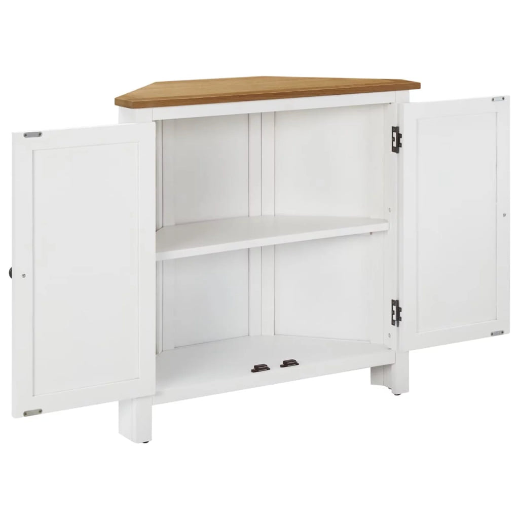 Corner Cabinet Solid Oak Wood X778