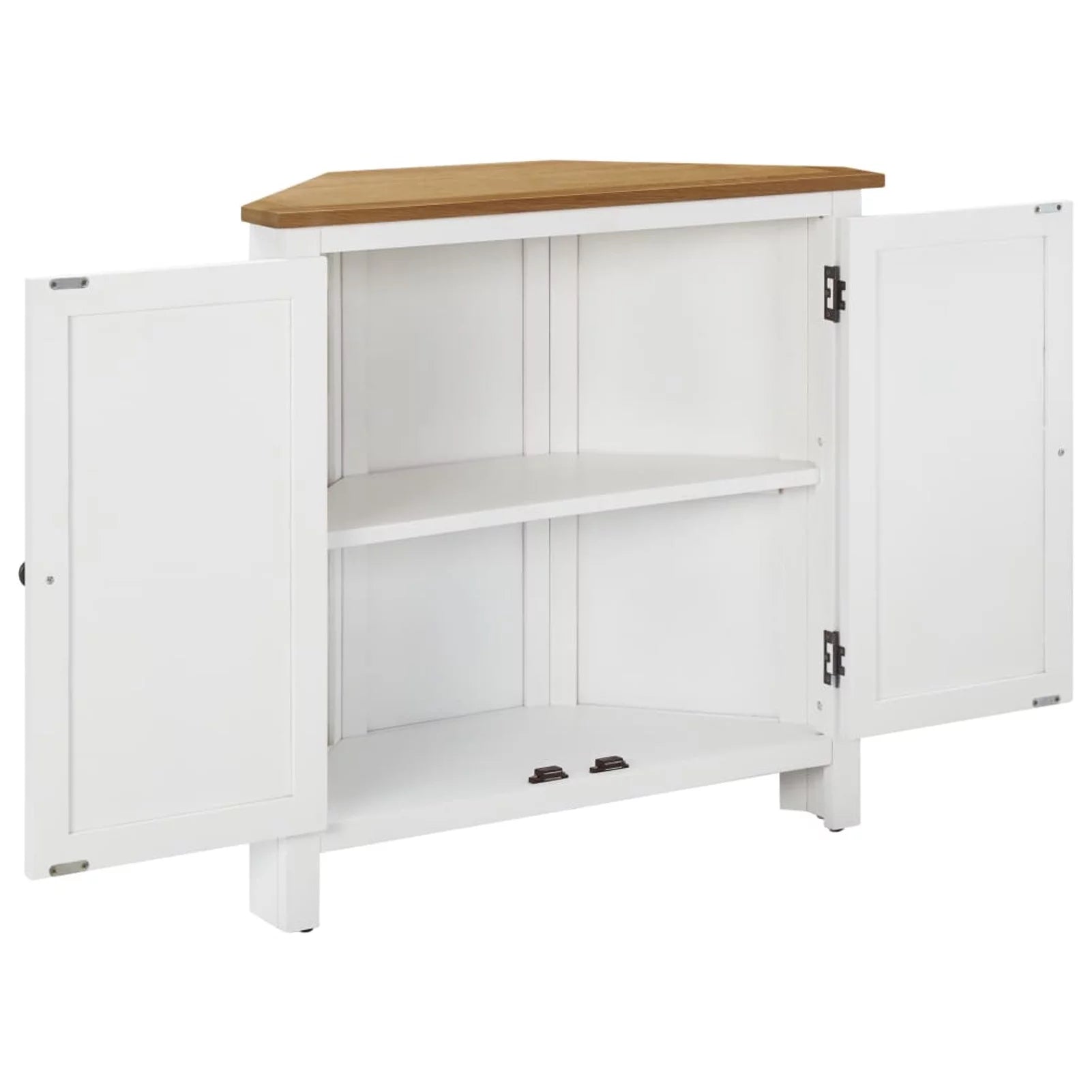 Corner Cabinet Solid Oak Wood X778