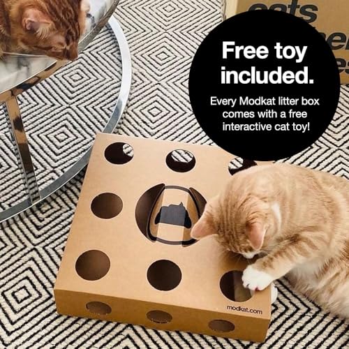 Modkat Flip Litter Box with Scoop, Gray F1014