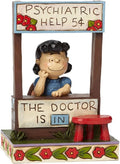 Peanuts by Jim Shore Lucy Psychiatric Help Stone Resin Figurine, 6”