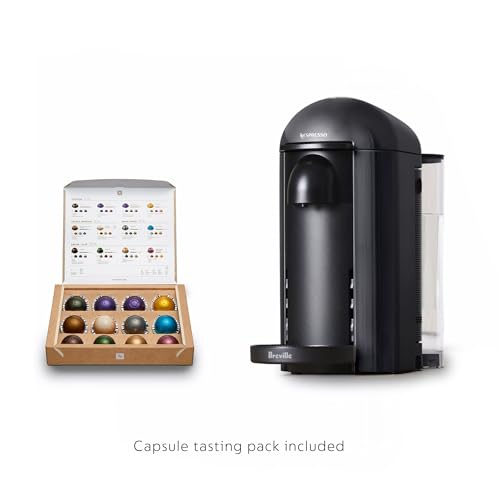 Nespresso Vertuo Plus Coffee and Espresso Maker by Breville, Ink Black H750
