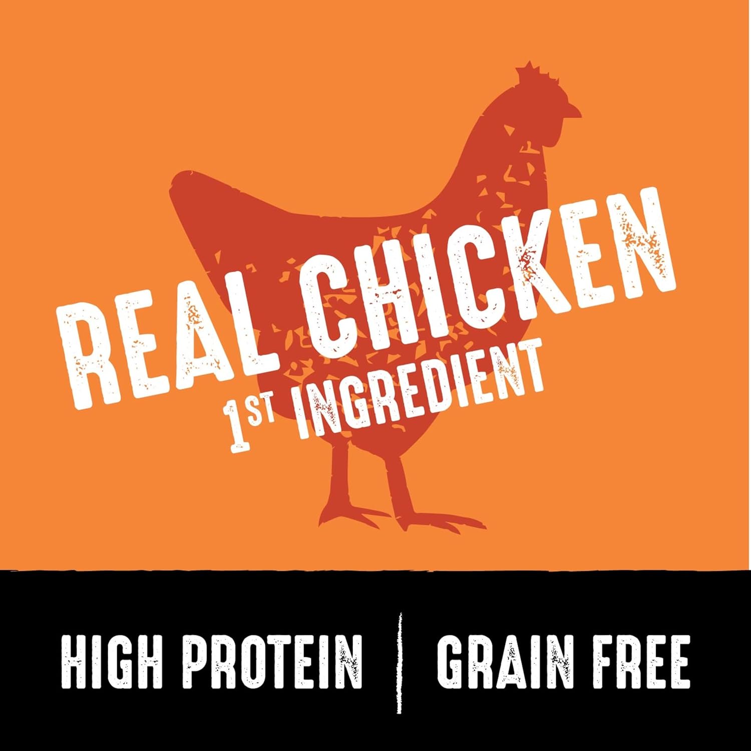 CRAVE Grain Free High Protein Adult Dry Dog Food, Chicken, 4 lb. Bag (Pack of 2) A89691