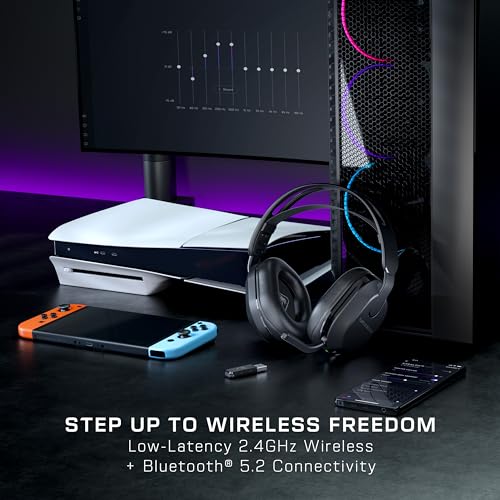 Turtle Beach Stealth 500 Wireless Gaming Headset for PS5, PS4, PC, Mobile – Black M383