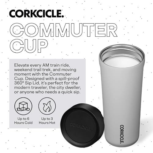 Corkcicle Commuter Cup Travel Mug Insulated Coffee Mug with Lid 17 oz Dragonfly J36810