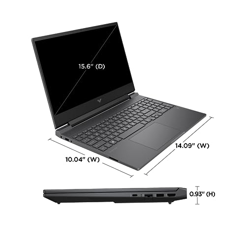 HP Victus 15 Gaming Laptop, 15.6" FHD 144Hz, Ryzen 5, 32GB RAM, 1TB SSD, RTX 2050, Windows 11 Q492