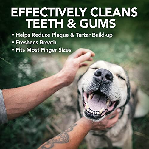 Vets Best Dental Care Finger Wipes for Dogs & Cats, 50 Count A665