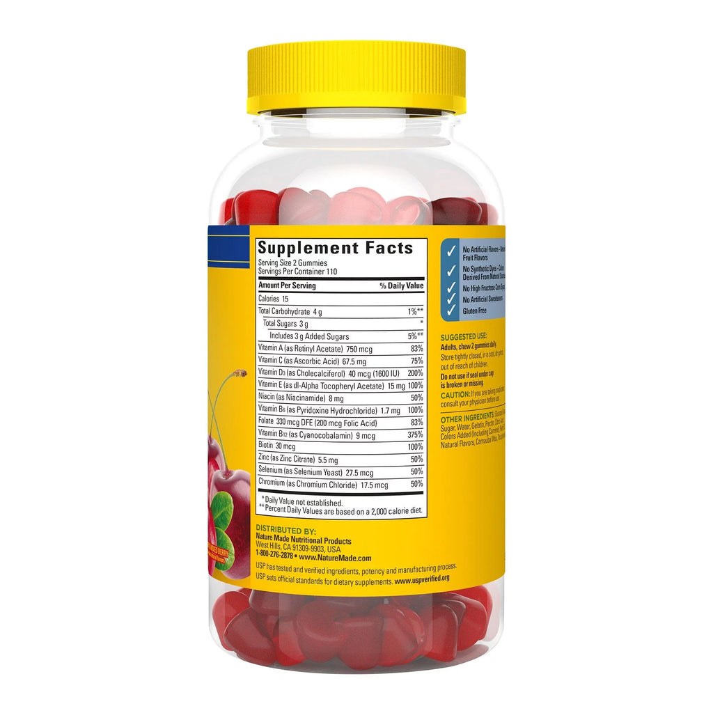 Nature Made Multivitamin for Him Gummies, 220 ct (2 Pack) Y1638
