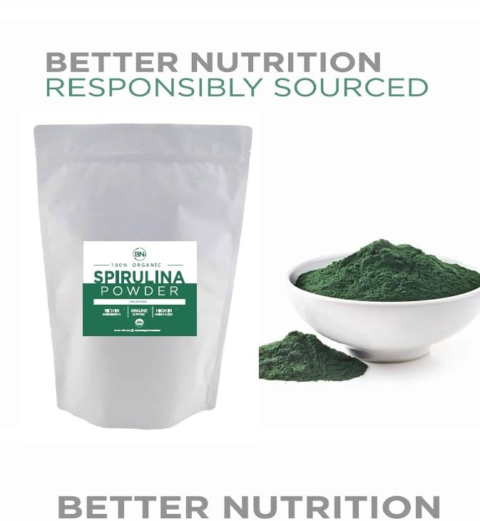 Organic Spirulina Powder 1kg USDA Certified Vegan Superfood C703