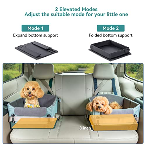 A4Pet Dog Car Seat for Medium Large Dogs with Safety Leashes W6329