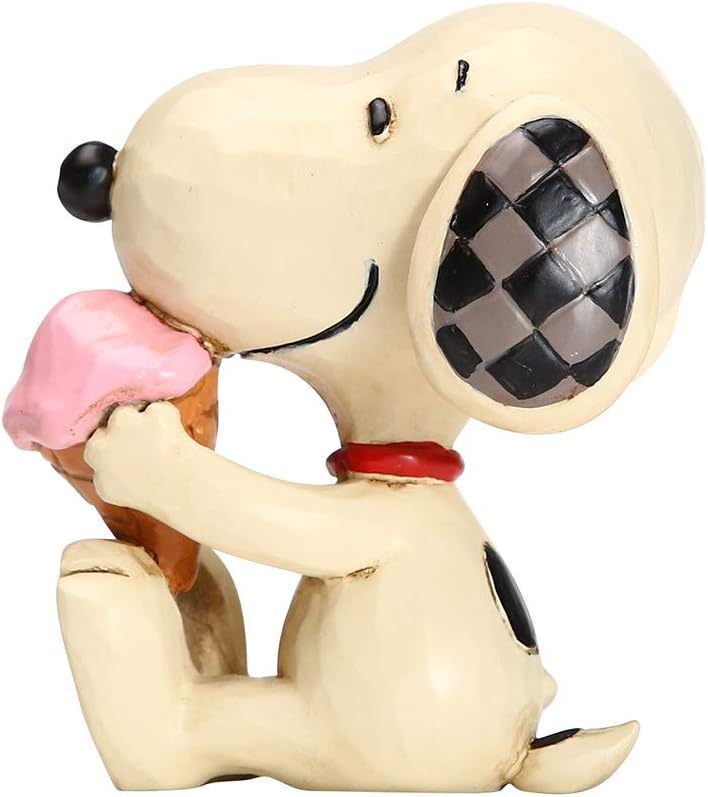 Snoopy with Ice Cream Miniature Figurine by Enesco Jim Shore X43620