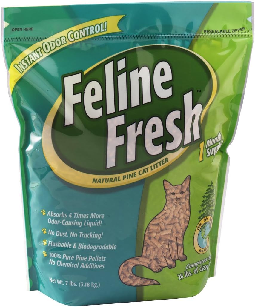 Feline Fresh Natural Pine Cat Litter, 7 lbs