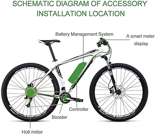 Electric Bike Conversion Kit 48V 1000W Front Wheel Hub Motor with PAS M9783