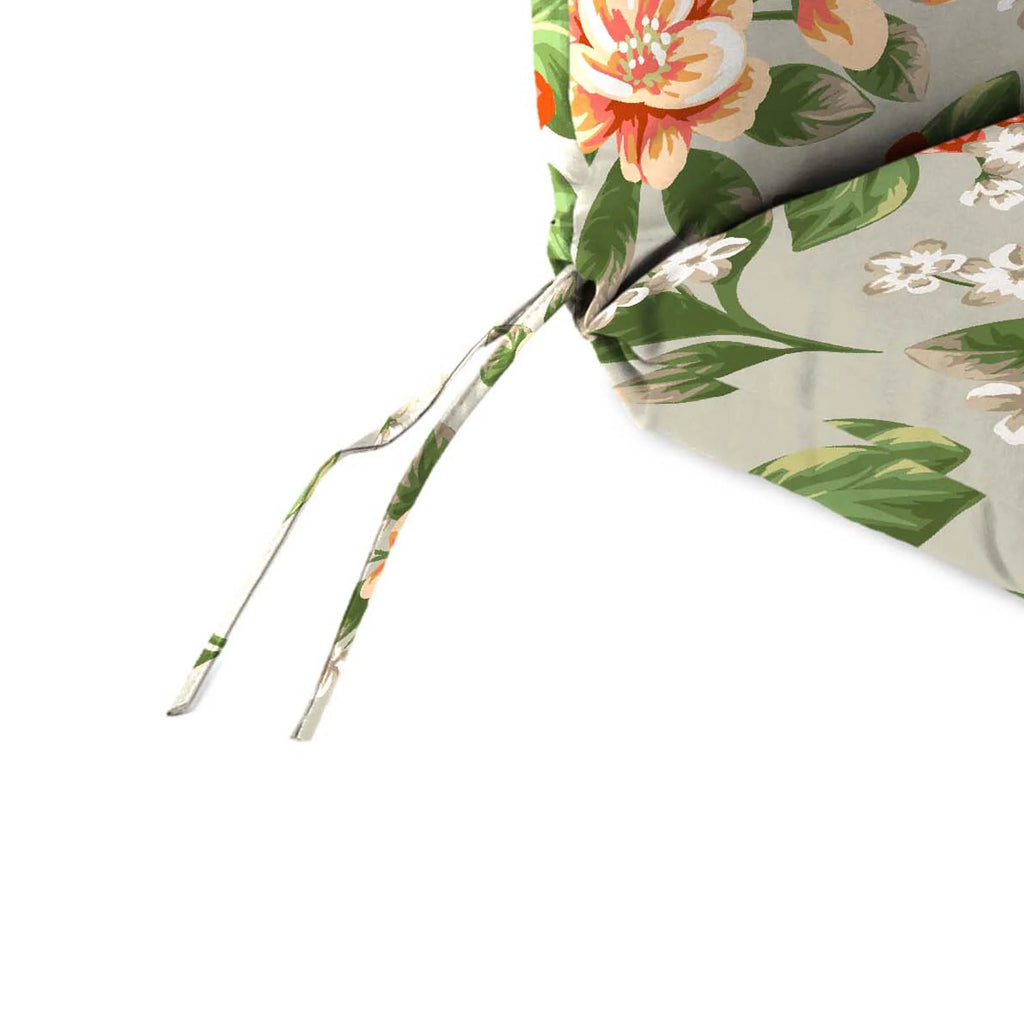 Jordan Manufacturing Tori Cedar Grey Floral Outdoor Chair Cushion L174