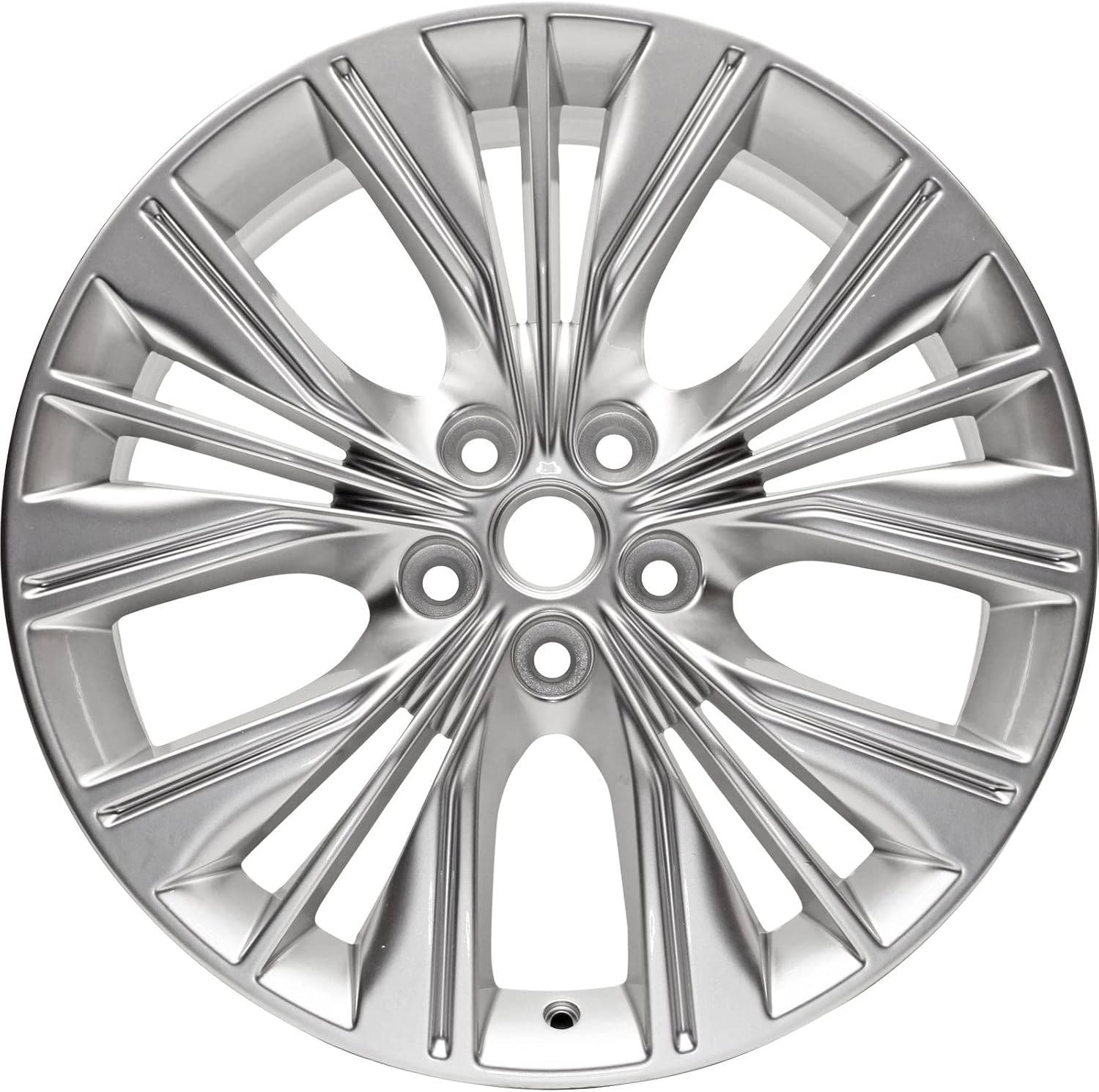 Factory WheelNew 20x8.5'' 20 Inch Premium Aluminum Alloy Wheel Rim for Chevrolet Impala LTZ 2014 2015 2016 2017 2018 2019 2020 | ALY05615U77N Direct Fit - OE Stock Specs, Light Hyper Silver