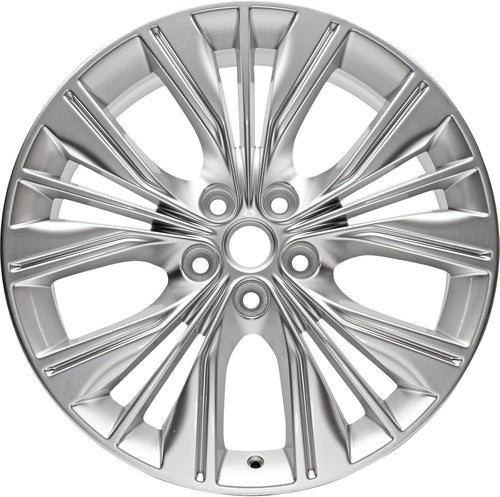 Factory WheelNew 20x8.5'' 20 Inch Premium Aluminum Alloy Wheel Rim for Chevrolet Impala LTZ 2014 2015 2016 2017 2018 2019 2020 | ALY05615U77N Direct Fit - OE Stock Specs, Light Hyper Silver