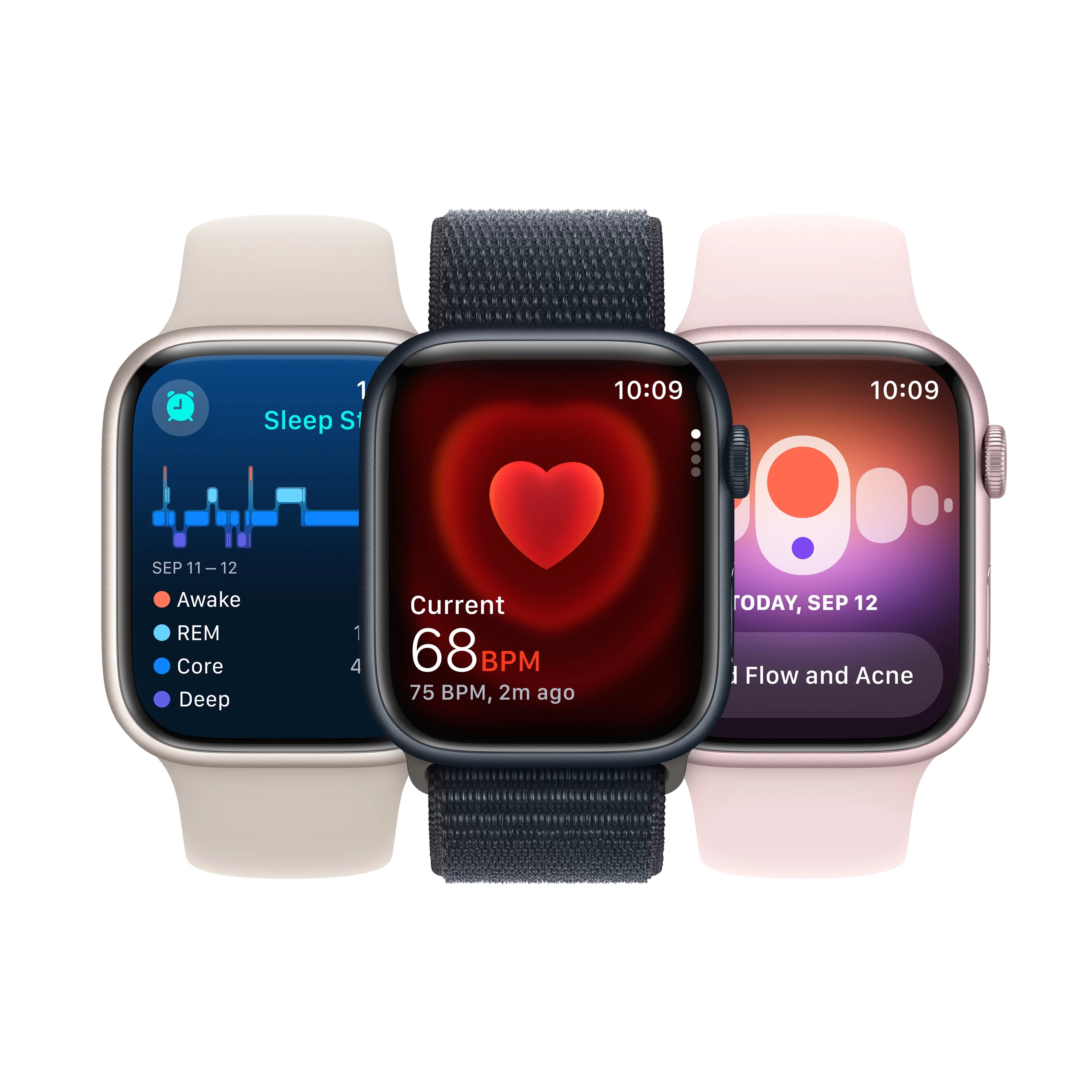 Apple Watch Series 9 GPS + Cellular 45mm Midnight Aluminum Case with Sport Band U141782