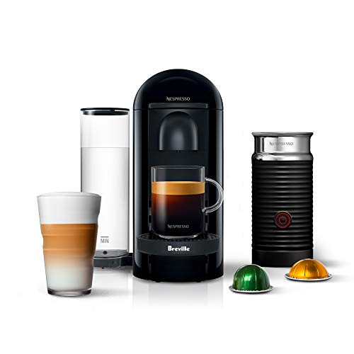 Nespresso Vertuo Plus Coffee and Espresso Maker by Breville, Ink Black H750
