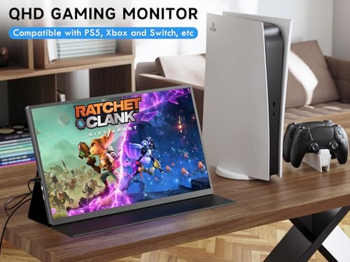 Portable Monitor 15.6 Inch 1080P IPS HDR USB HDMI for Laptop PC Mac G166