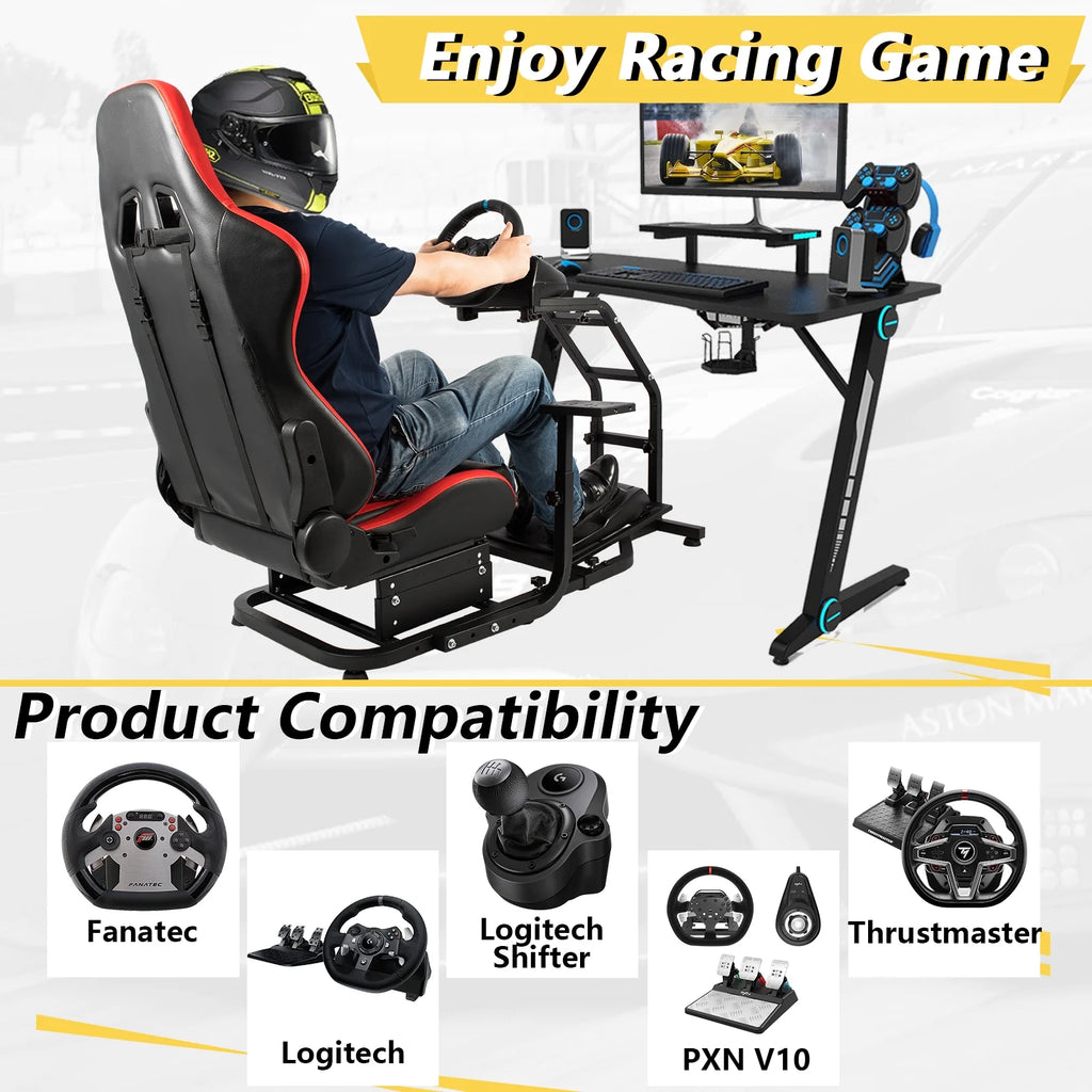 Marada G29 Racing Simulator Cockpit with Gaming Chair C83384