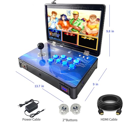 Pandora Arcade Portable Retro Video Game Player 14 inch LED Built-in 20000+ Classic Games M477096