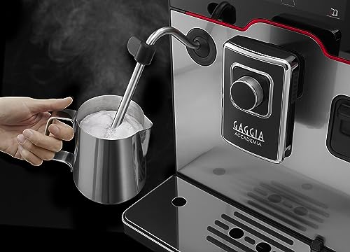 Gaggia Accademia Luxury Italian Fully Automatic Espresso Machine, Brushed Stainless G741