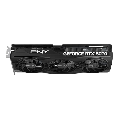 PNY NVIDIA GeForce RTX 5070 12GB ARGB Overclocked Triple Fan Graphics Card Q98989