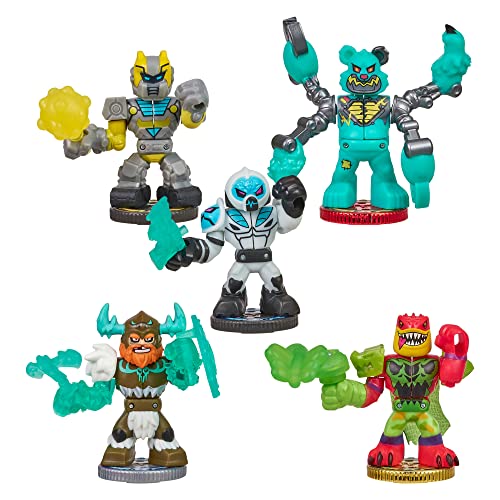 Legends of Akedo Button Bash Collector Pack 10 Arcade Warrior Figures with 2 Controllers L81170