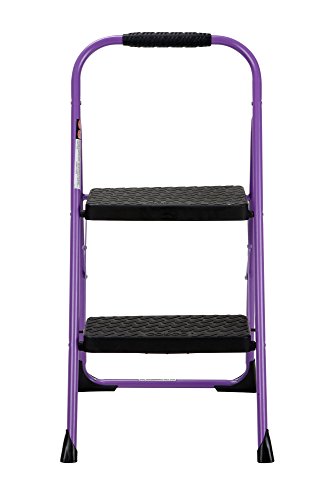 COSCO 2-Step Steel Step Stool, Gray Q61005