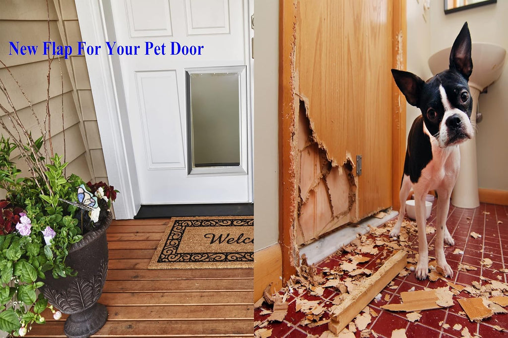 Large Dog Door Replacement Flap for PetSafe Freedom, Weather Resistant, 10 1/8" x 16 7/8" J410